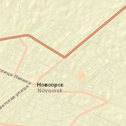 Novoorsk Street Map