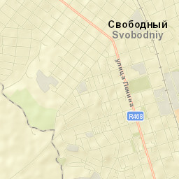 Svobodnyy Street Map