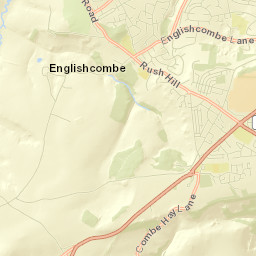 Bath, Bath and North East Somerset BA2, UK Street Map