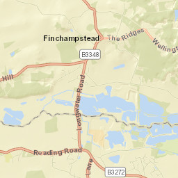 Finchampstead Street Map