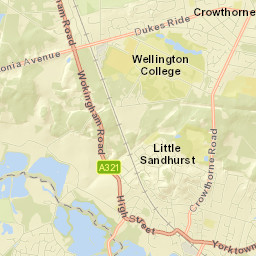 Crowthorne Street Map