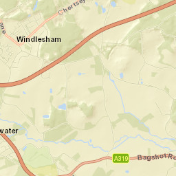 Bagshot Road, West End, Surrey GU24, UK Street Map