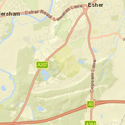 Esher Street Map