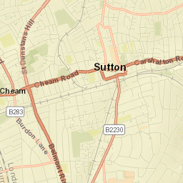 Sutton Street Map
