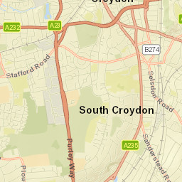 South Croydon Street Map