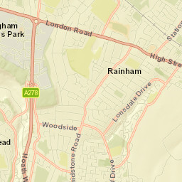 Rainham Street Map