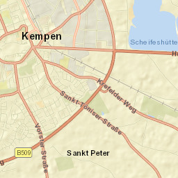 Kempen Street Map