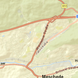 Meschede Street Map