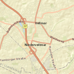 Vellmar Street Map