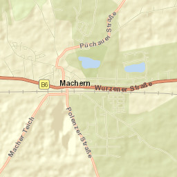 Machern Street Map