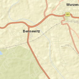 Wurzen Street Map