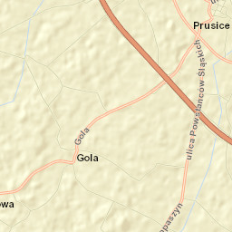 Prusice Street Map