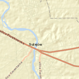 Sulejów Street Map