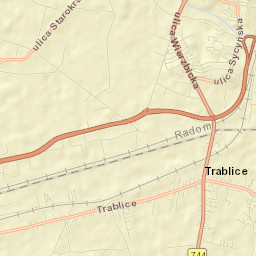 Trablice Street Map