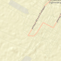 Uglovskoye Street Map