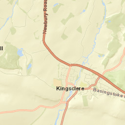 Kingsclere Street Map