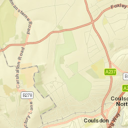 Coulsdon Street Map