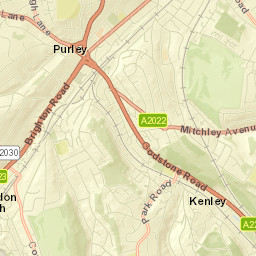 Purley Street Map