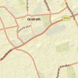 Grefrath Street Map