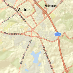 Velbert Street Map