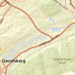 Gevelsberg Street Map