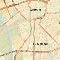 Leipzig Street Map