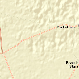 Tczów Street Map