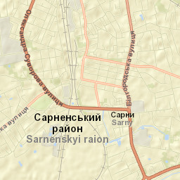 Sarny Street Map