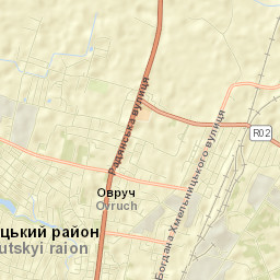 Ovruch Street Map