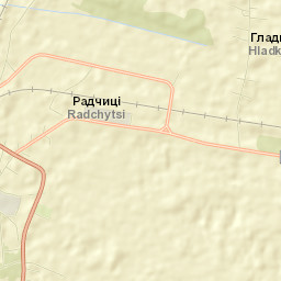 Ovruch Raion Street Map