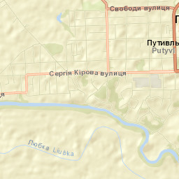 Putyvl’ Street Map