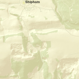 Shipham Road, Cheddar, Somerset BS27 Street Map