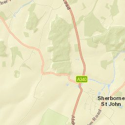 Sherborne St John Street Map