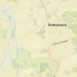86 The Street, Rotherwick, Hook, Hampshire Street Map