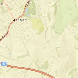 Ashtead Street Map