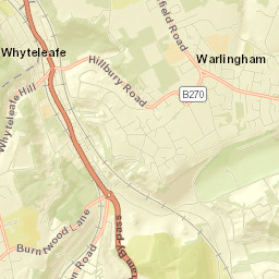 Warlingham Street Map