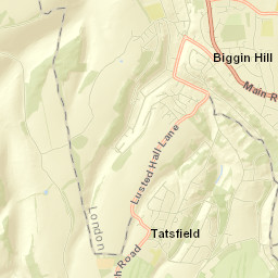 Biggin Hill Street Map