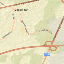 Vosselaar Street Map