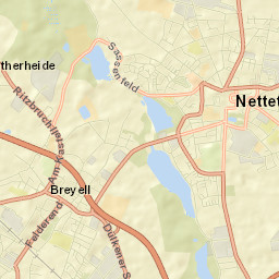 Nettetal Street Map