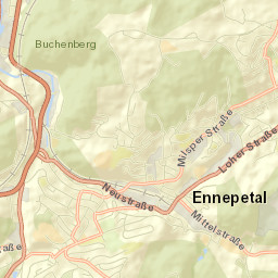 Ennepetal Street Map