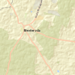 Menteroda Street Map