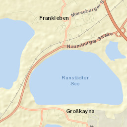 Frankleben Street Map
