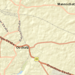 Oschatz Street Map