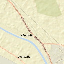 Nünchritz Street Map