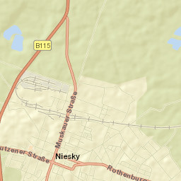 Niesky Street Map