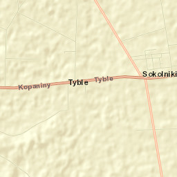 Powiat wieruszowski Street Map