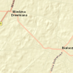 Białaczów Street Map
