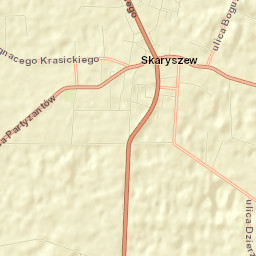 Skaryszew Street Map
