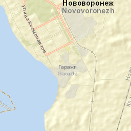 Novovoronezh Street Map