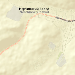 Nerchinsko-Zavodskiy Rayon Street Map